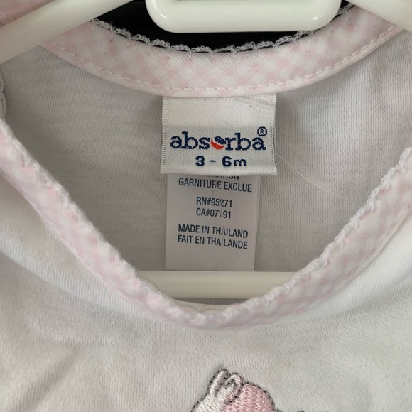 NWT Vintage Absorba Bunny Bodysuits Onesies 3-6M - Picture 5 of 8